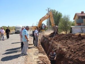 Sadıkhacı beldesine görüntüleme sistemli altyapı yapılıyor