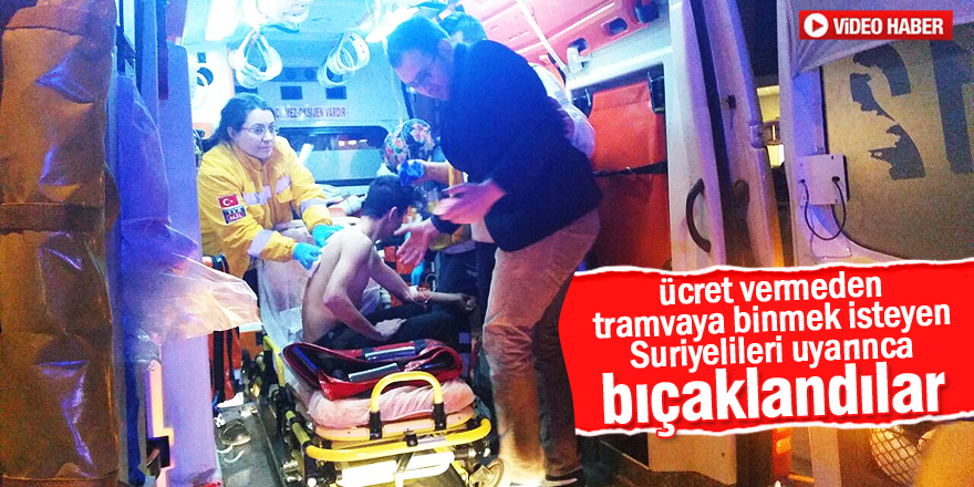 Suriyeli gençleri uyaran genç bıçaklandı