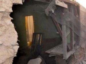 Top mermisi mahalleye düştü