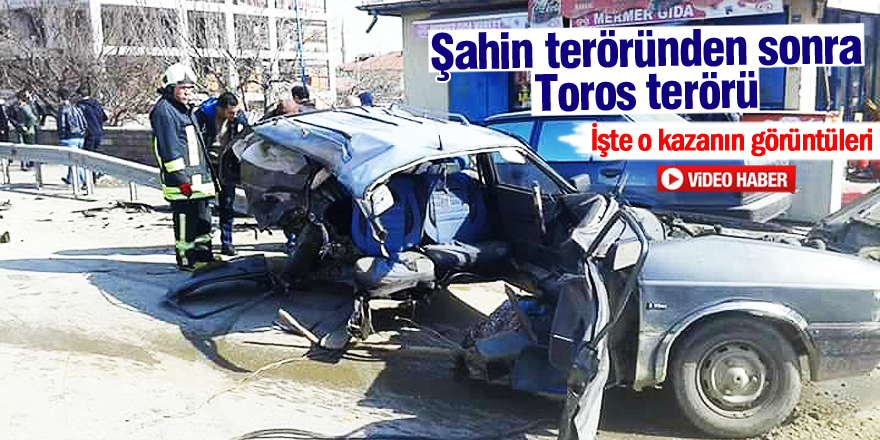 Konya'daki korkunç kaza kamerada!