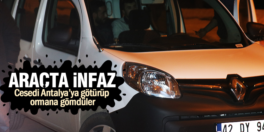 Konya'da öldürülen kişinin cesedi Antalya'da bulundu