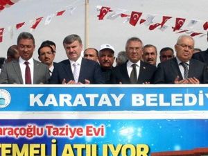 Saraçoğlu Taziye Evinin temeli atıldı