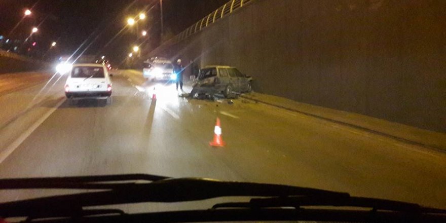 Otogar altgeçitte feci kaza