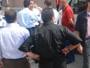 Servisçilerden okul yönetimine tepki
