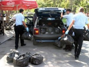 Konya'da 87 kilo esrar ele geçirildi
