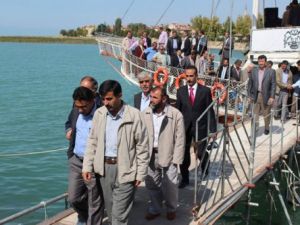 Din görevlilerine göl gezisi düzenlendi