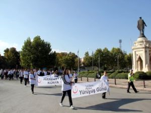 Sağlık için yürüdüler