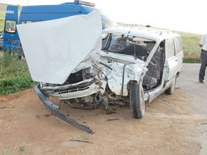 Akşehir'de trafik kazası: 1 ölü, 1 yaralı