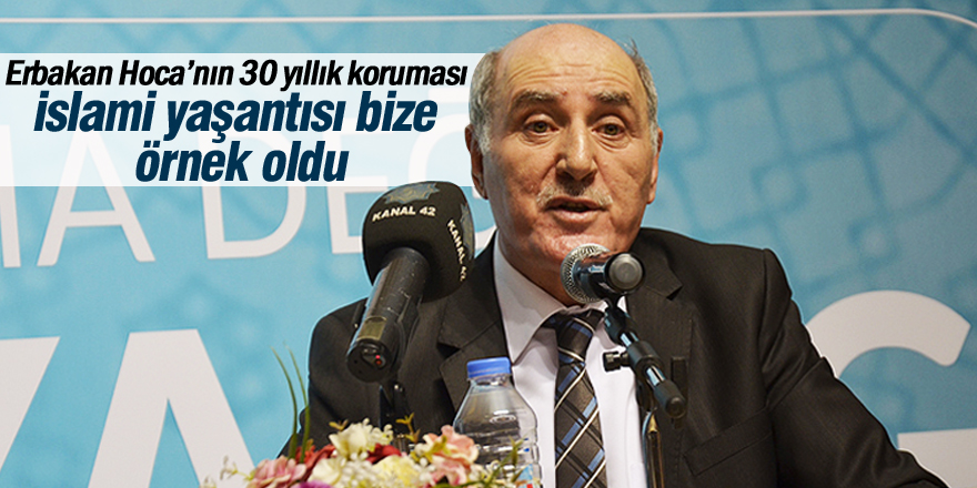 İslami yaşantısı bize örnek oldu