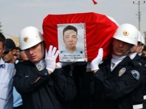 Konya şehidini uğurladı..
