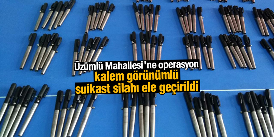 Konya’da jandarmadan suikast tipi kalem tabanca operasyonu