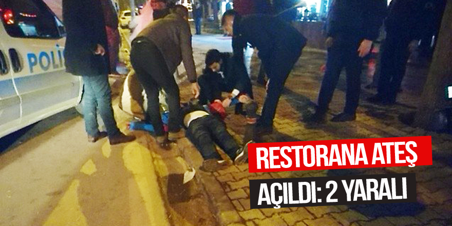 Restoran önünde silahlı kavga: 2 yaralı