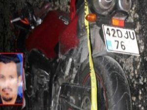 Motosiklet kaygan yolda kaza yaptı: 1 ölü