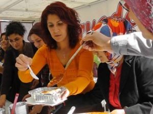 Kuluda öğrenciler için mantı şöleni