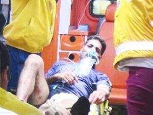 Otobüs durağında bıçaklı gasp