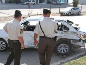 Kazada ölen asker Konya'ya getirildi
