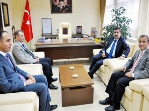 Vali Aydın Nezih Doğan'dan Seydişehir Kaymakamı'na ziyaret