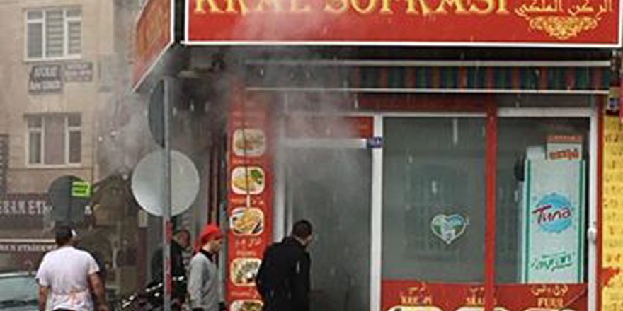 Lokantada yangın çıktı