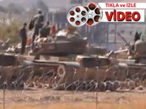 Tankları sınıra yığdık