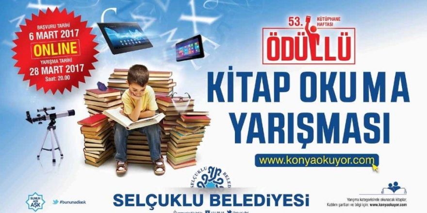 Selçuklu Belediyesi’nden online kitap okuma yarışması