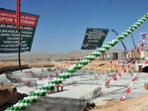 Yeni stadyumun temelli atıldı
