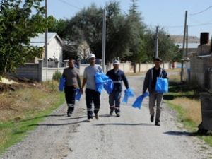 50 bin çöp poşeti dağıtıldı