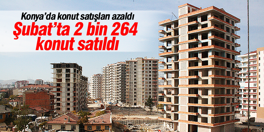 Konut satışı azaldı