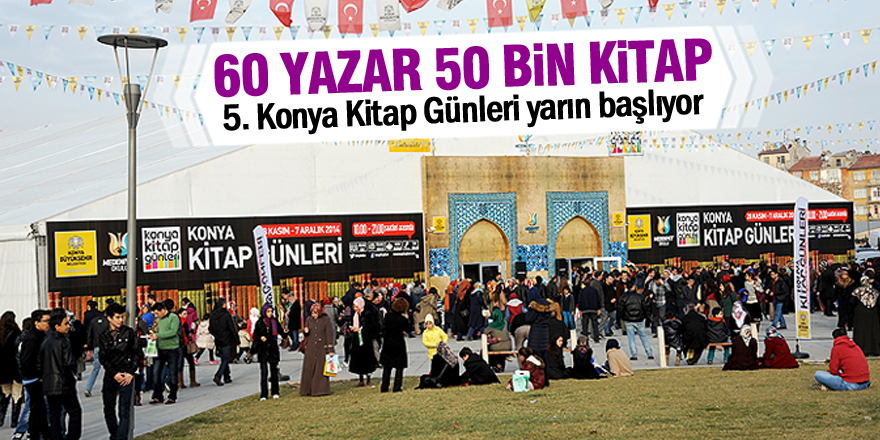 Konya'da kitap günleri başlıyor