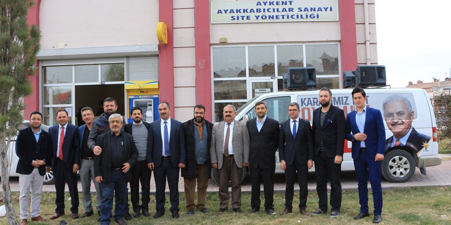 Milletvekili Etyemez, ayakkabıcı esnafıyla bir araya geldi