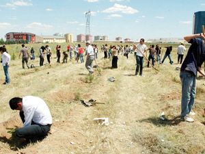 İletişimcilerden mezuniyet fidanı