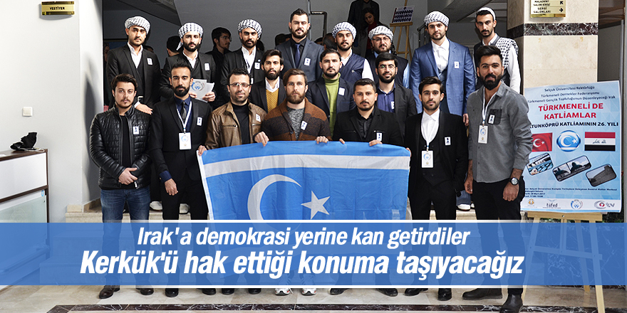 Kerkük'ü hak ettiği konuma taşıyacağız