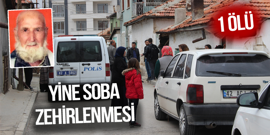 Konya’da karbonmonoksit zehirlenmesi: 1 ölü