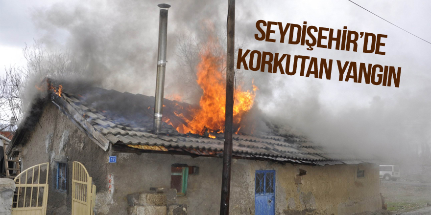 Seydişehir’de korkutan yangın