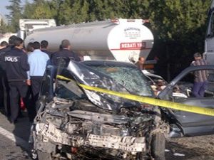 Konya'da trafik kazası: 2 ölü, 3 yaralı