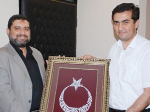 Filistinli başkandan Kalaycı’ya ziyaret