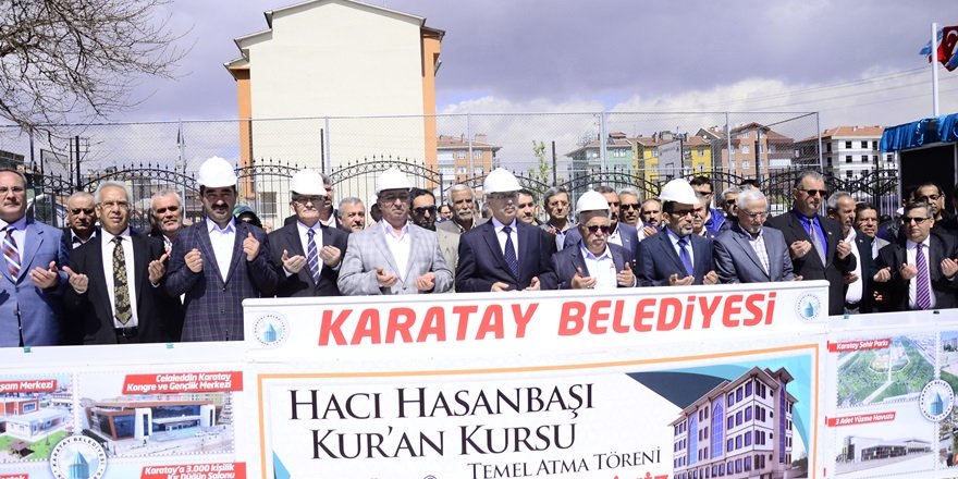 Hacı Hasanbaşı Kur'an Kursu'nun temeli atıldı