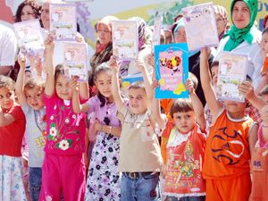 Gezici Anaokulu’nda küçüklerin karne sevinci