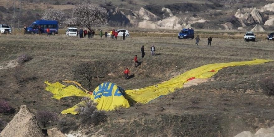 Kapadokya'da balon kazası: 1 ölü, 20 yaralı