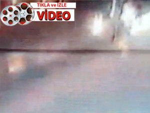 Patlama anı kamerada!