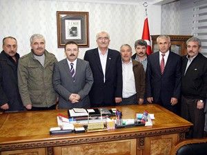 Aksaray Valisi'nden Esnaf Odası'na ziyaret