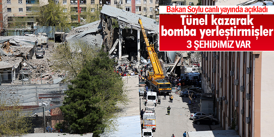 Bakan Soylu: Diyarbakır'daki patlama terör saldırısı