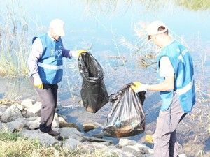 Beyşehir'de ''Milli Park'' temizliği