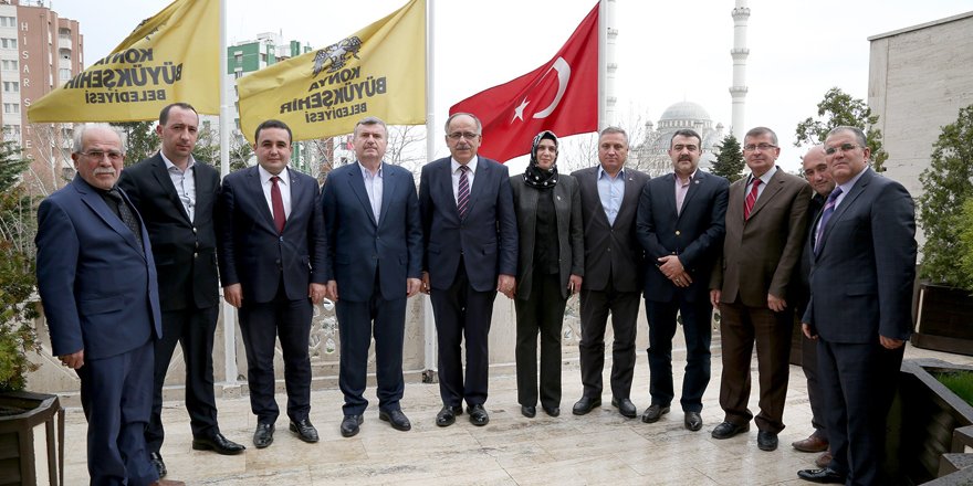 MHP heyetinden, Başkan Akyürek’e ziyaret