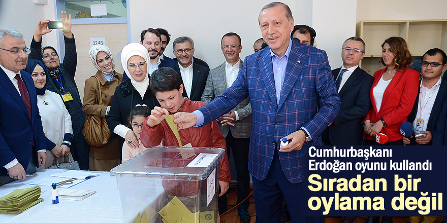 Erdoğan oyunu torununa attırdı