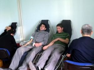Kızılay, Ladik beldesinden 44 ünite kan toplandı