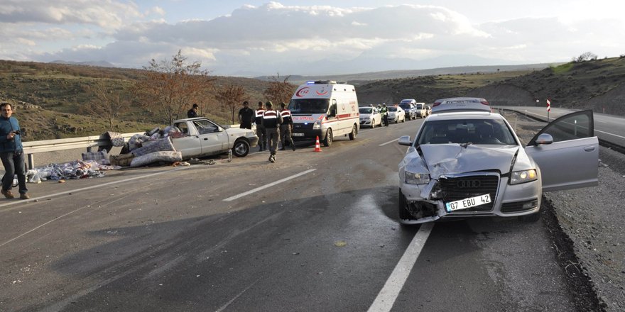 Seydişehir’de trafik kazası: 8 yaralı