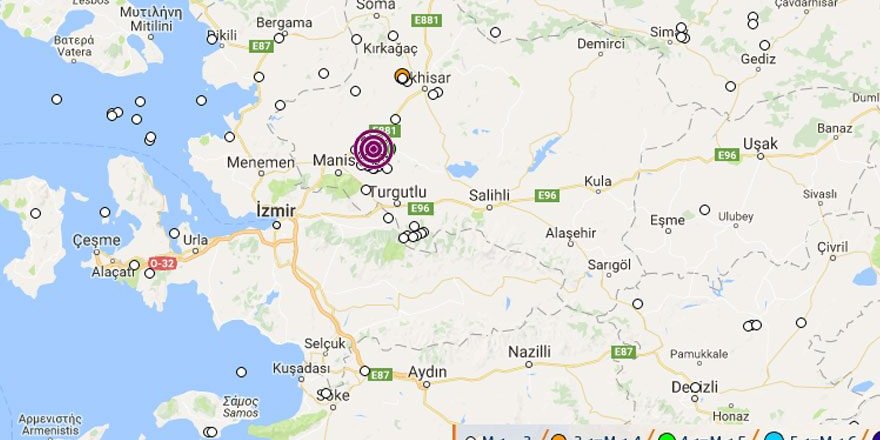 Manisa’da korkutan deprem