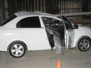 Alkollü kadın sürücü feci şekilde öldü