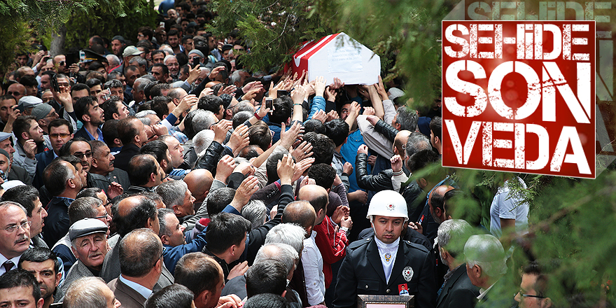 Konya şehidini uğurladı