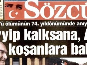 Sözcü'den Erdoğan'ı kızdıracak manşet